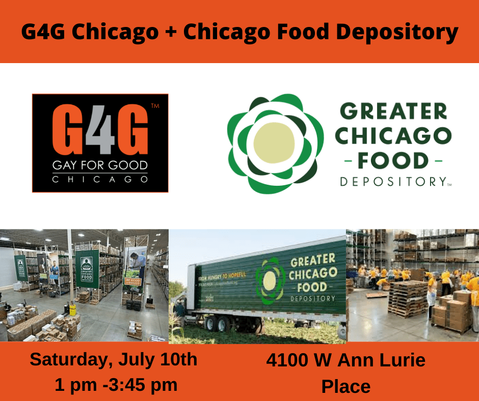 G4G Chicago + Greater Chicago Food Depository Gay For Good LGBTQ+
