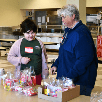 Food Jobs Work Valentine snack bags