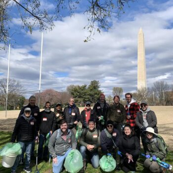DC Chapter supporting District Cleanups at the Tidal Basin