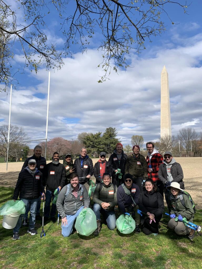 DC Chapter supporting District Cleanups at the Tidal Basin