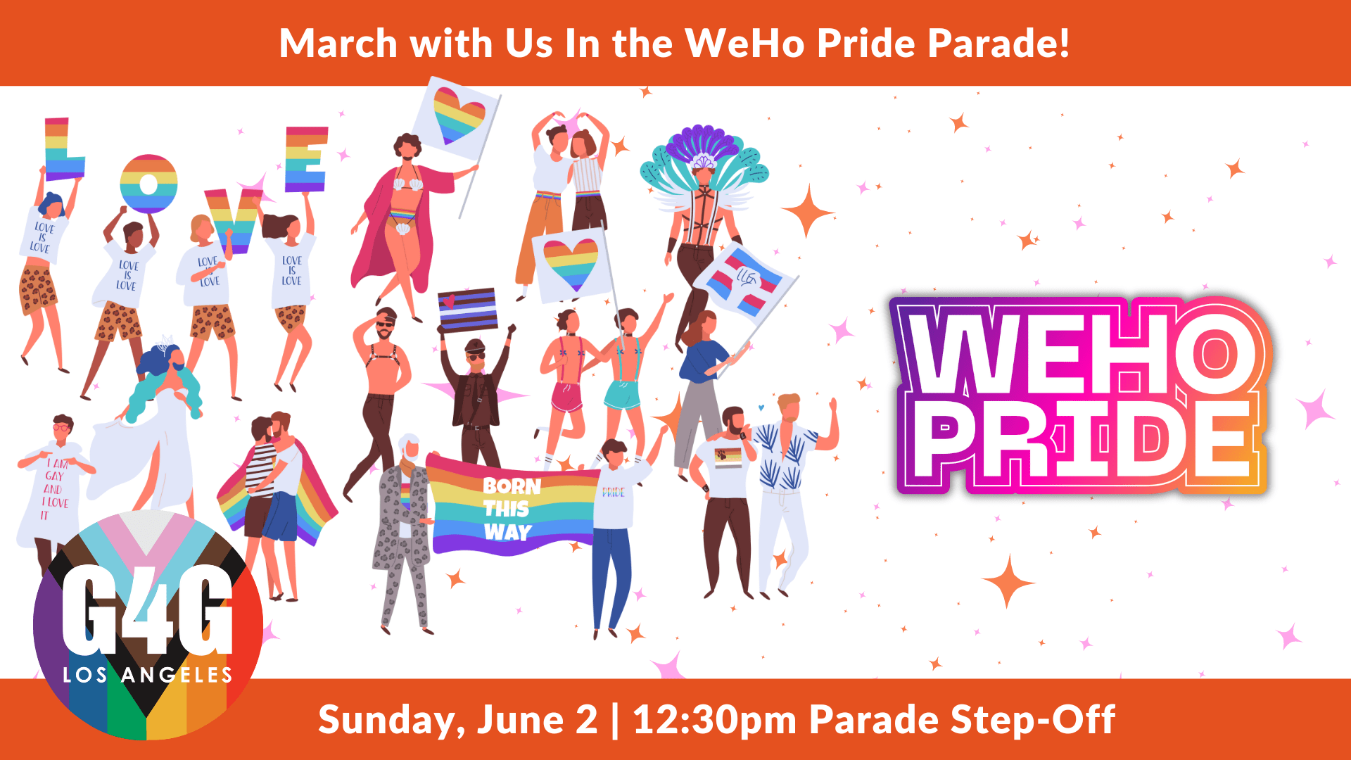 G4G LA + WeHo Pride | June 2, 2024 - Gay for Good | LGBTQ+ Volunteer ...