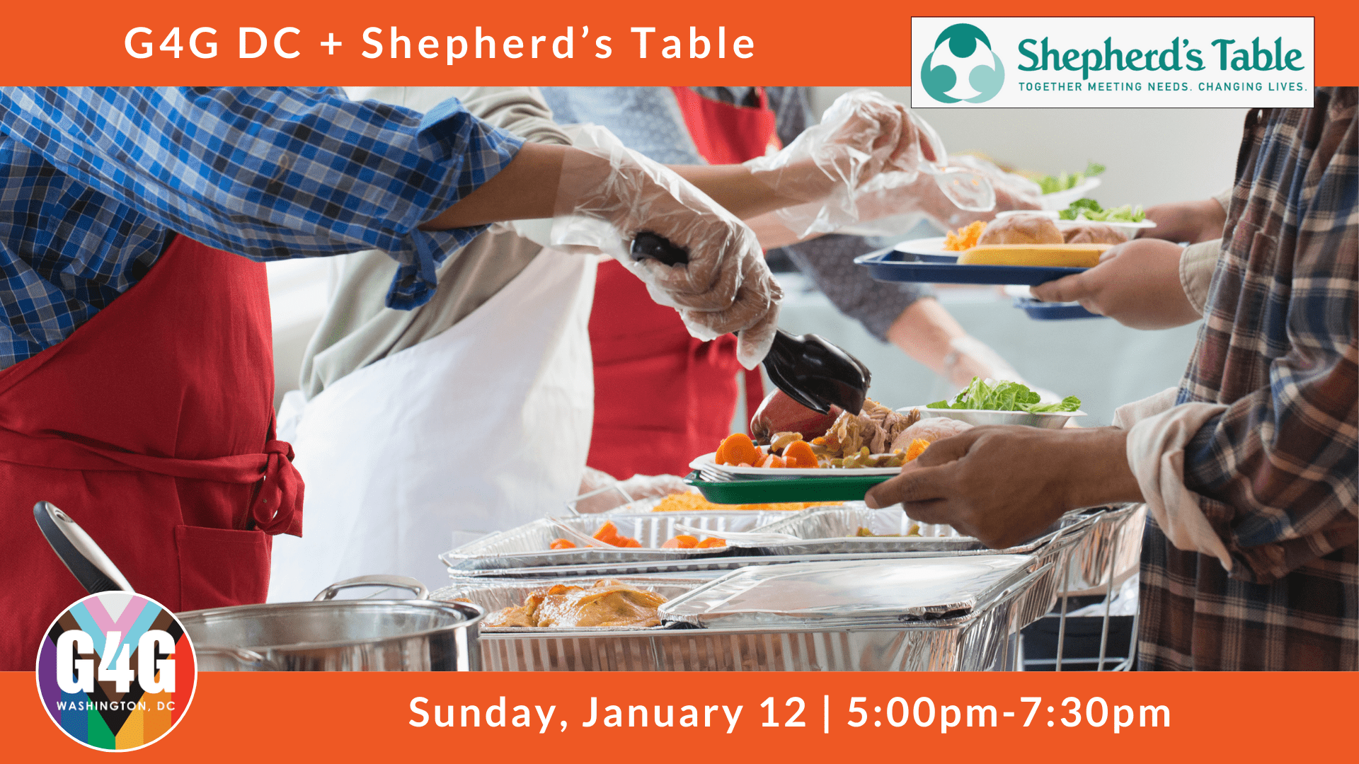 G4G DC + Shepherd's Table January 12, 2025 Gay For Good LGBTQ+